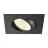 SLV New Tria 68 Faretti Aluminium Nero Piazza 11W 700lm 60D - 918-930 Dim To Warm | Ritaglio 68mm - Miglior Resa Cromatica